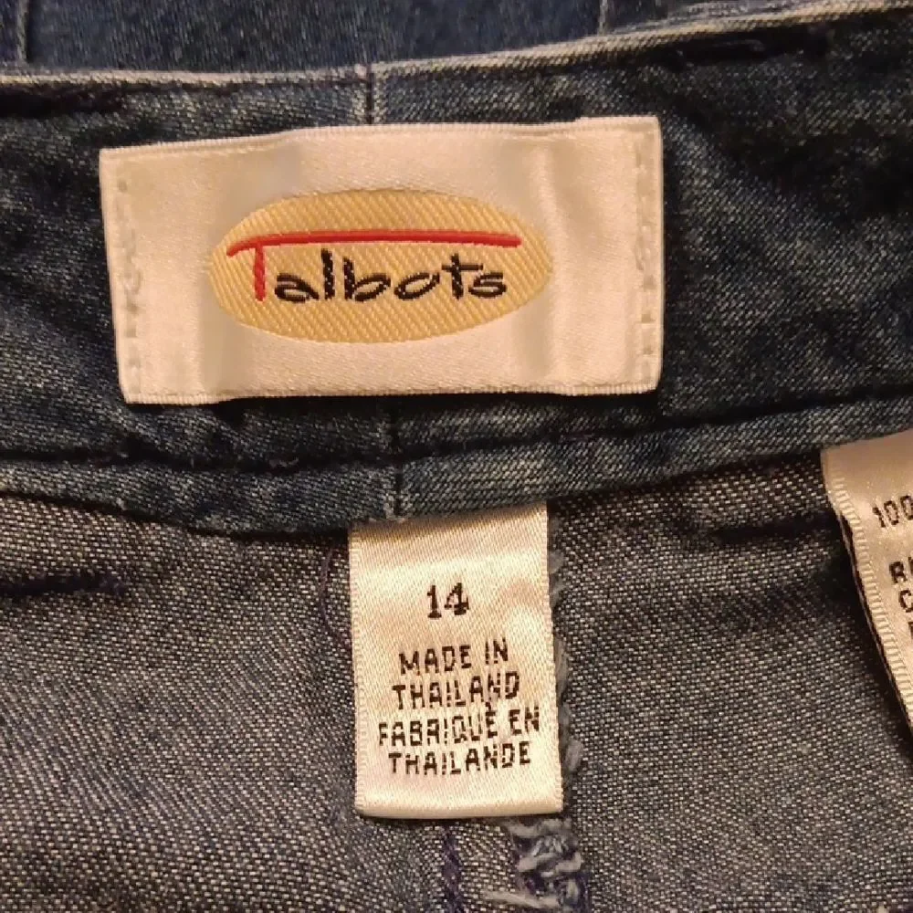 Talbots Denim Skirt. Coastal Cowgirl. Classic.